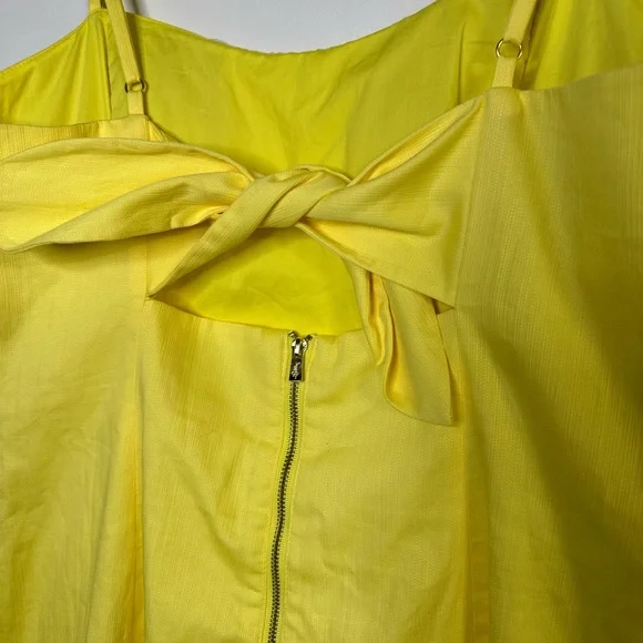 LILLY PULITZER Shelli Stretch Dress Watch Hill Yellow Size 12 Retail $168 - Picture 7 of 8